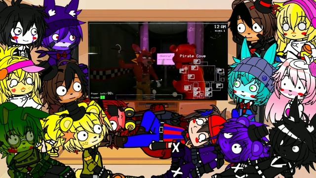 ФНАФ 1,2 И ДОПОЛНИТЕЛЬНЫЕ ПЕРСОНАЖИ РЕАГИРУЕТ НА | R64 FREDDY'S SPAGHETTIRIA | GACHA CLUB смотреть онлайн