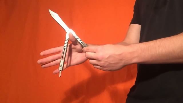 Butterfly Knife Tricks For Beginners #14.5 (Half Orbit)