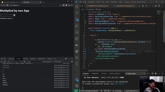 React Course - State Management - Component Composition смотреть онлайн