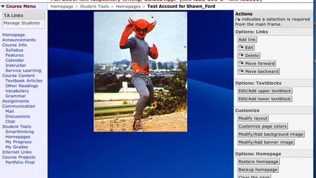Making a Homepage in WebCT смотреть онлайн