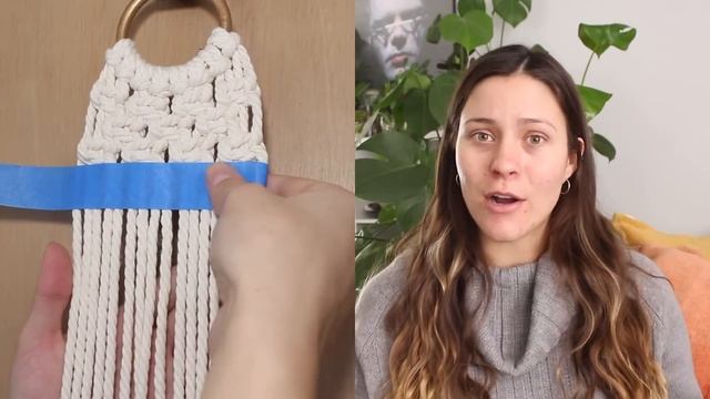 HOW TO Macrame Hanging Planter Tutorial for Beginners! | EASY One-Knot Macrame Plant Hanger! смотреть онлайн