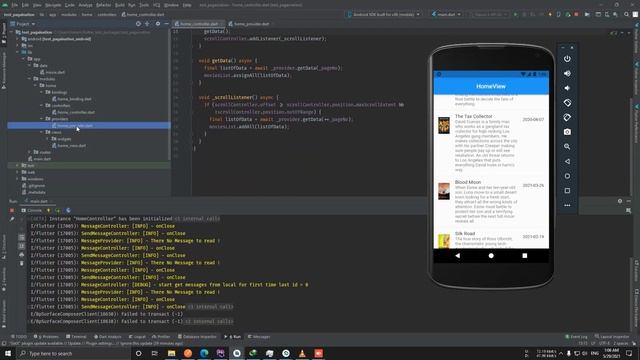 Flutter GetX pagination смотреть онлайн