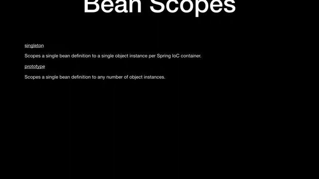 SPRING INTERVIEW QUESTIONS Bean Scopes смотреть онлайн