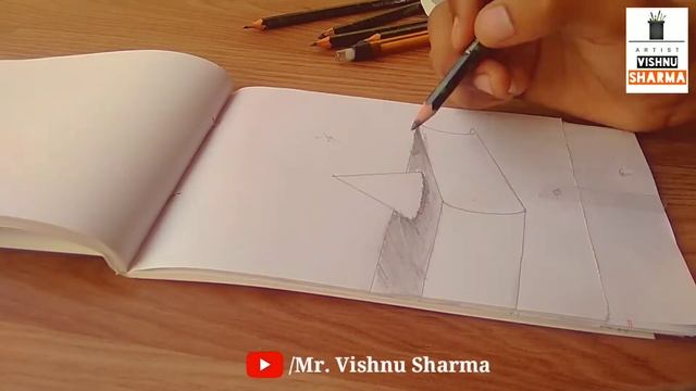How to draw notebook with con | how to draw | sketch drawing #artistvishnusharma #book_with_con смотреть онлайн