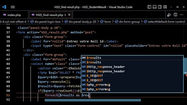 PHP-Système de gestion des résultats des étudiants Part 28 смотреть онлайн