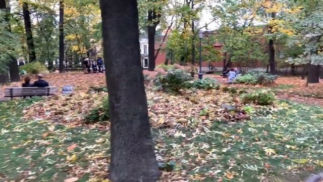 Прогулка по Измайловскому саду в Санкт-Петербурге смотреть онлайн