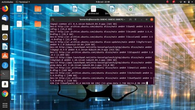 Instalacion de Programa Gimp en ubuntu 19.04 смотреть онлайн