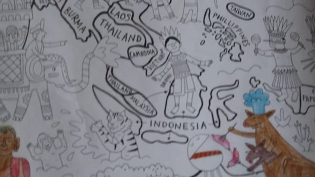 Раскрашиваем постер - карта мира смотреть онлайн