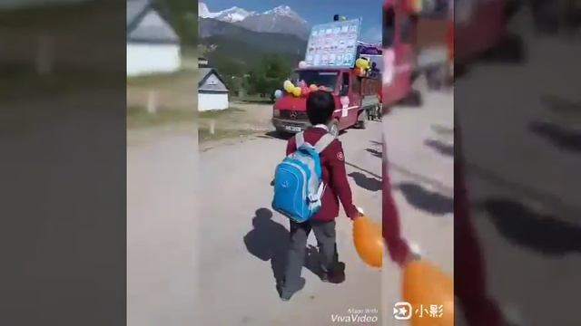 Кызыл-Ункур айылы, 9-май жениш кунуно карата откорулгон ПАРАД???????? смотреть онлайн
