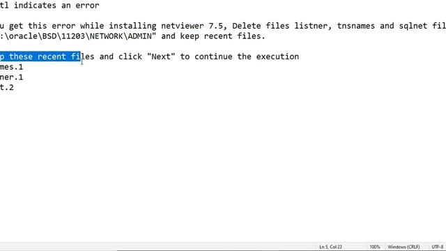 lsnrctl indicates an error solution смотреть онлайн