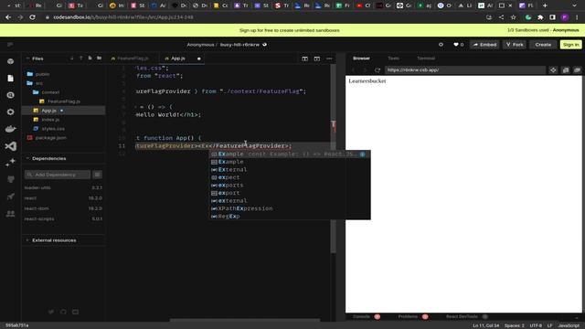 Create feature flag in React | Atlassian machine coding question смотреть онлайн