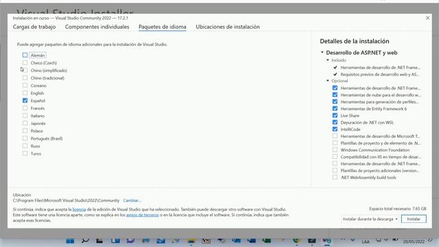 como descargar e instalar VISUAL STUDIO 2022 GRATIS смотреть онлайн