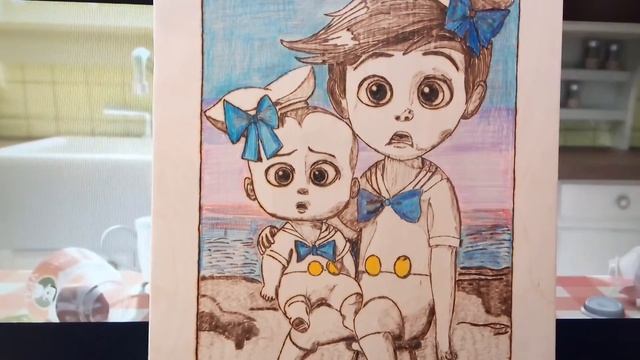 Босс молокосос! Кадр из лучшего мультика 2017 года! смотреть онлайн