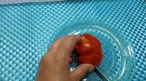 Томат из серии гном томатный, "Крапчатое сердце"