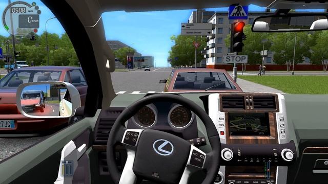 City Car Driving 1.5.4 Lexus GX460 2014 [G27] смотреть онлайн