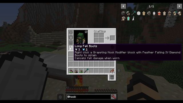 Grappling Hook Mod! for Minecraft 1.12! Bit-by-Bit by Mischief of Mice! смотреть онлайн