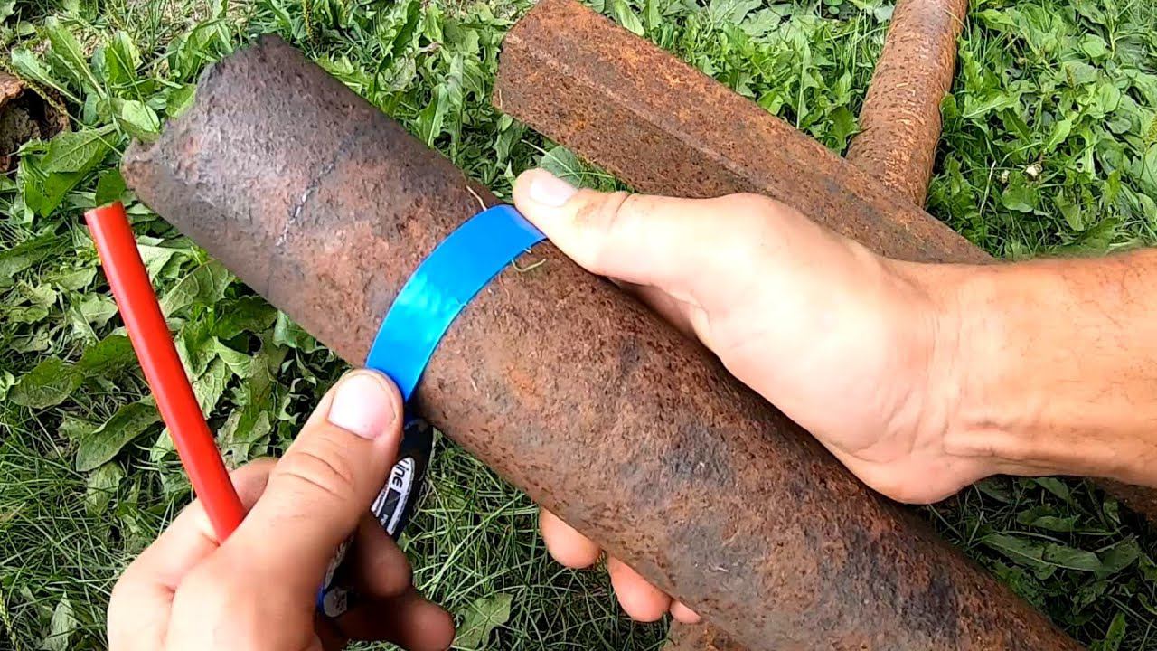 Как ровно отрезать круглую трубу смотреть онлайн