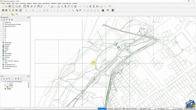 Варианты загрузки dxf/dwg файлов в QGIS 3.16 смотреть онлайн