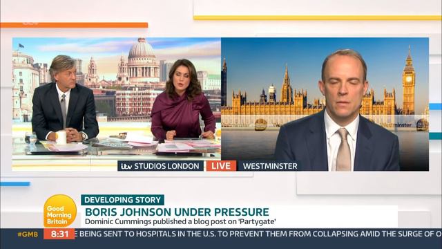 Dominic Raab Declares a Prime Minister Should Resign If They Lie To Parliament | GMB смотреть онлайн