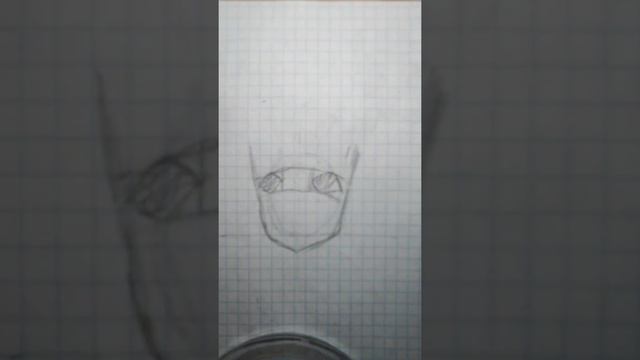 как нарисовать аниме или показать как я рисую лицо аниме смотреть онлайн