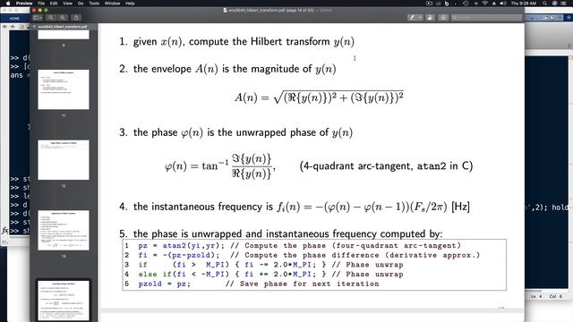 Hilbert Transform and Instantaneous Frequency смотреть онлайн