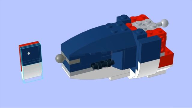 Megalodon MOC LEGO 31088 2 to 1 Alternate Digital Build смотреть онлайн
