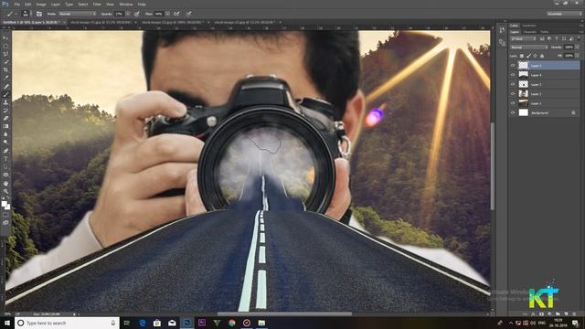 The CAMERA Photoshop Manipulation Tutorial смотреть онлайн