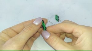 Дракон из бисера в технике кирпичное плетение / туториал на динозавра