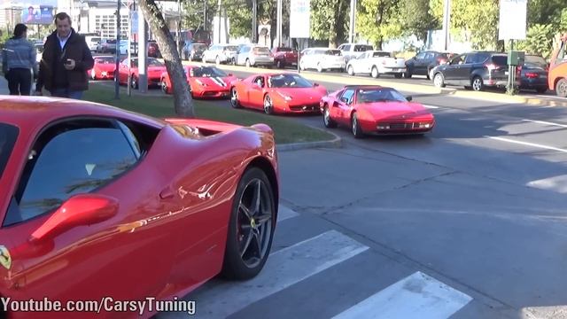 Ferrari Club Chile Trip - F12, 458 Speciale x2, 458 Spider, California and more! смотреть онлайн