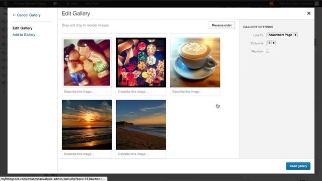 How to Create an Image Gallery in WordPress 3.5+ смотреть онлайн