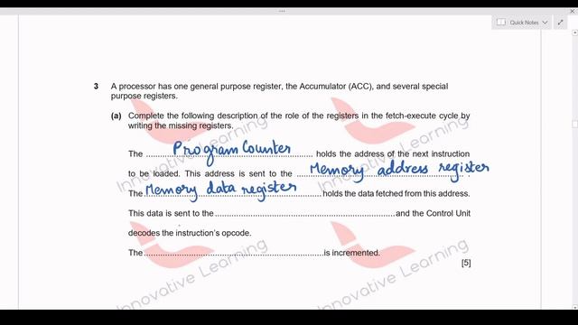 Int'l AS & A Level COMPUTER SCIENCE 9618 - May/June 2021 - Paper 11 (Questions 1 to 3) смотреть онлайн