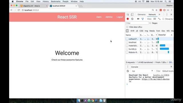 Testing Admins Route | Error Handling | Server Server Side Rendering with React and Redux смотреть онлайн