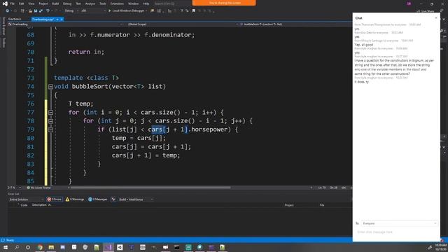 CS 202 - Fall 2020 - Lecture 15 (Templates/ Generic Types) смотреть онлайн