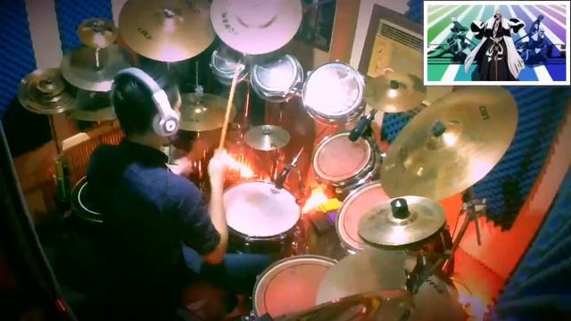 BLEACH OP 9 - Velonica (drum cover) смотреть онлайн