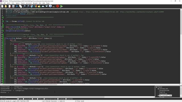 How to Automate Chrome with AutoHotkey | Getting data from a page смотреть онлайн