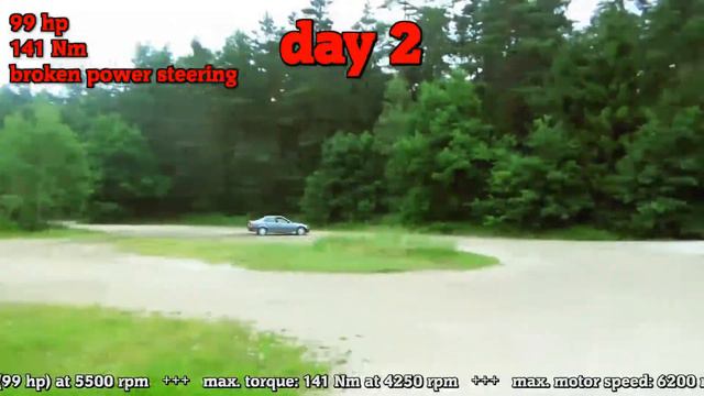 Drifting with 99 hp and 141 Nm (low-budget-car) | 1080 p смотреть онлайн