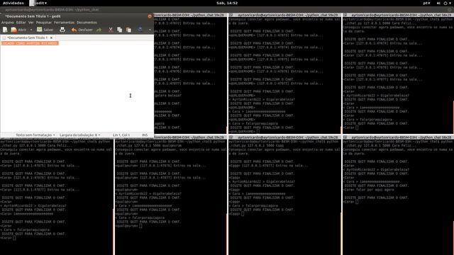 Meu chat em PYTHON. смотреть онлайн