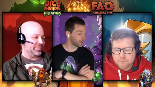Dice Throne Adventures - FAQ + Strategy Tips with Nate, Manny, & Gavan смотреть онлайн