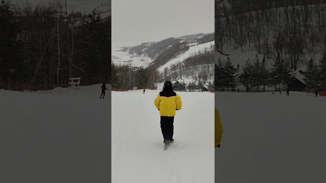 Зимний самокат на лыжах! смотреть онлайн