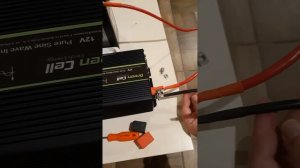 Подключение инвертора к аккумулятору ( комплект , свет , зарядка)  .