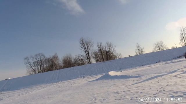 Впервые на Кокшаге на велике в Йошкар-Ола январь 2024 смотреть онлайн