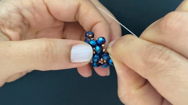 Beaded Ball || Bicone Bead Ball || Rondelle Bead Ball Earrings || How To Make Beaded Bead