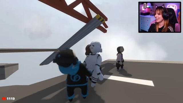 LIVE: HUMAN FALL FLAT! - met KITTA, BIBI, RICK, HUGO, ROB en FUBUKI - Nederlands смотреть онлайн