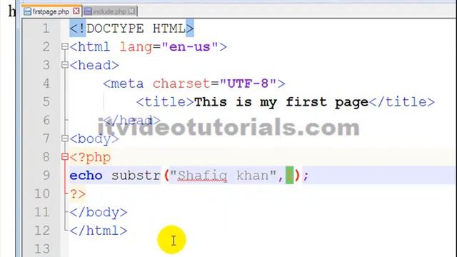 Php tutorials in urdu/hindi substring and shuffle string function смотреть онлайн