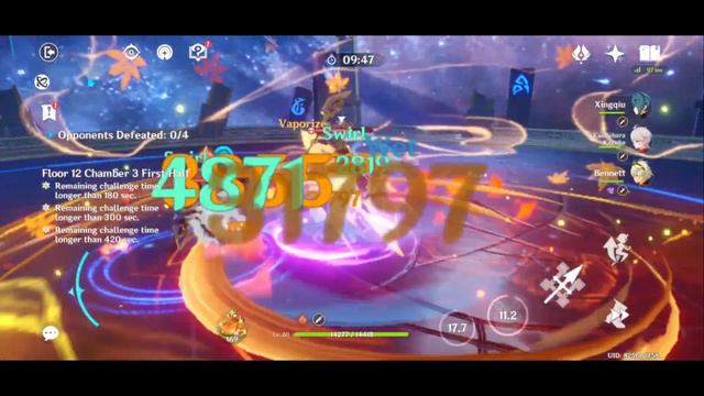 [Genshin Mobile] C0 Kazuha National & C0 Tighnari Spread | 3.8 Spiral Abyss Floor 12 Full Star Clea смотреть онлайн