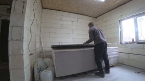 ГИПСОКАРТОН НА МОНТАЖНУЮ ПЕНУ ИДЕАЛЬНО!!!