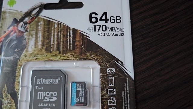 Как выбрать MicroSD? | Kingston MicroSDXC Canvas Go! Plus Class 10 UHS-I U3 V30 A2