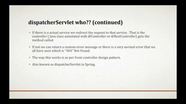 3. Quick introduction to dispatcherServlet in Spring