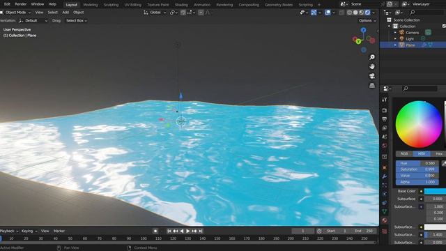 Как сделать красивую и реалистичную воду в Blender смотреть онлайн