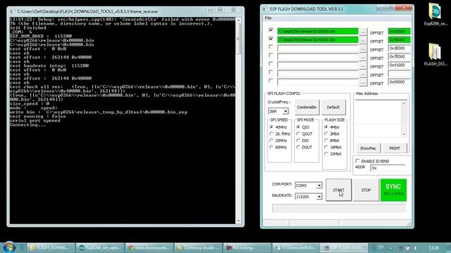 ESP8266 Firmware Upload With Arduino Board